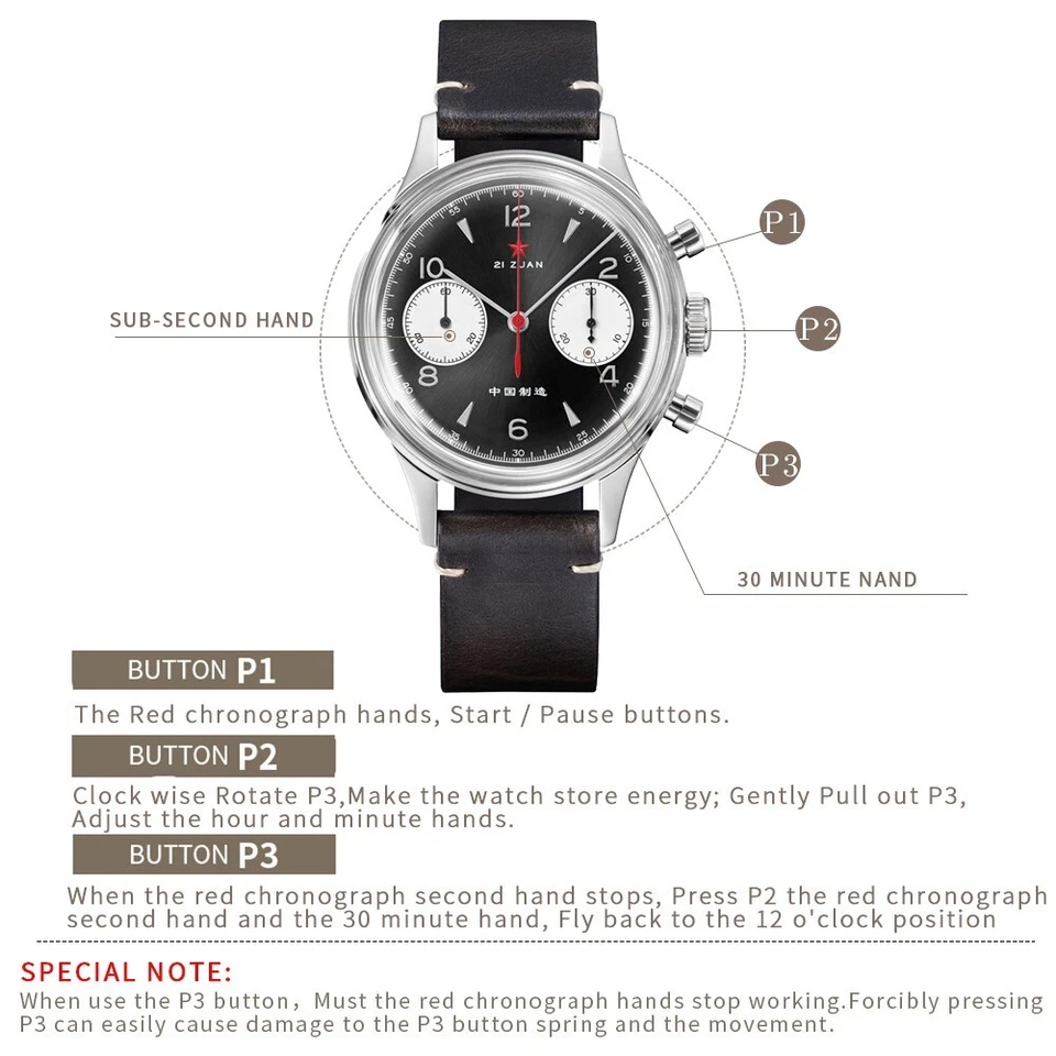 K1901C Mechanical Wristwatch