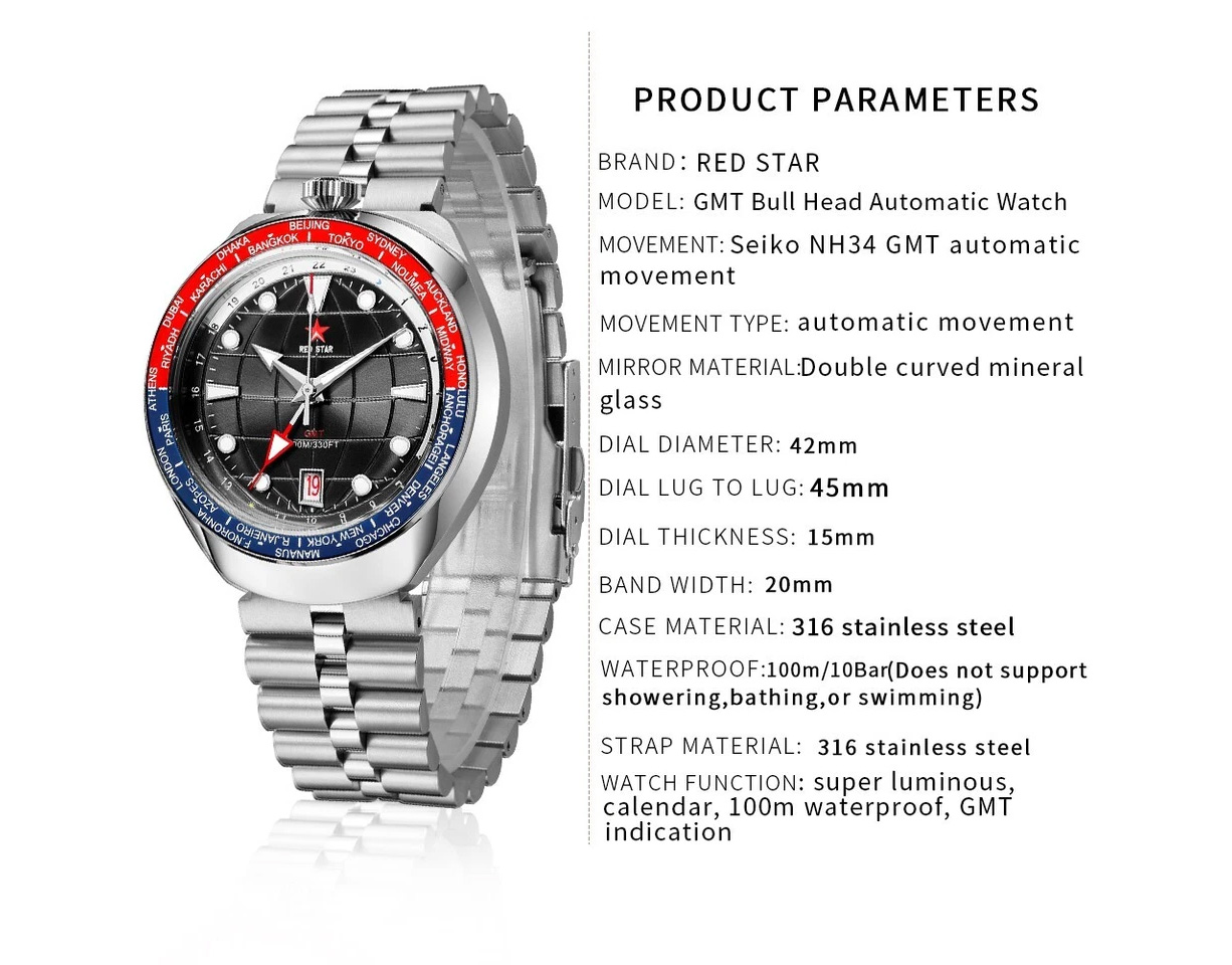 K1963E Mechanical Wristwatch