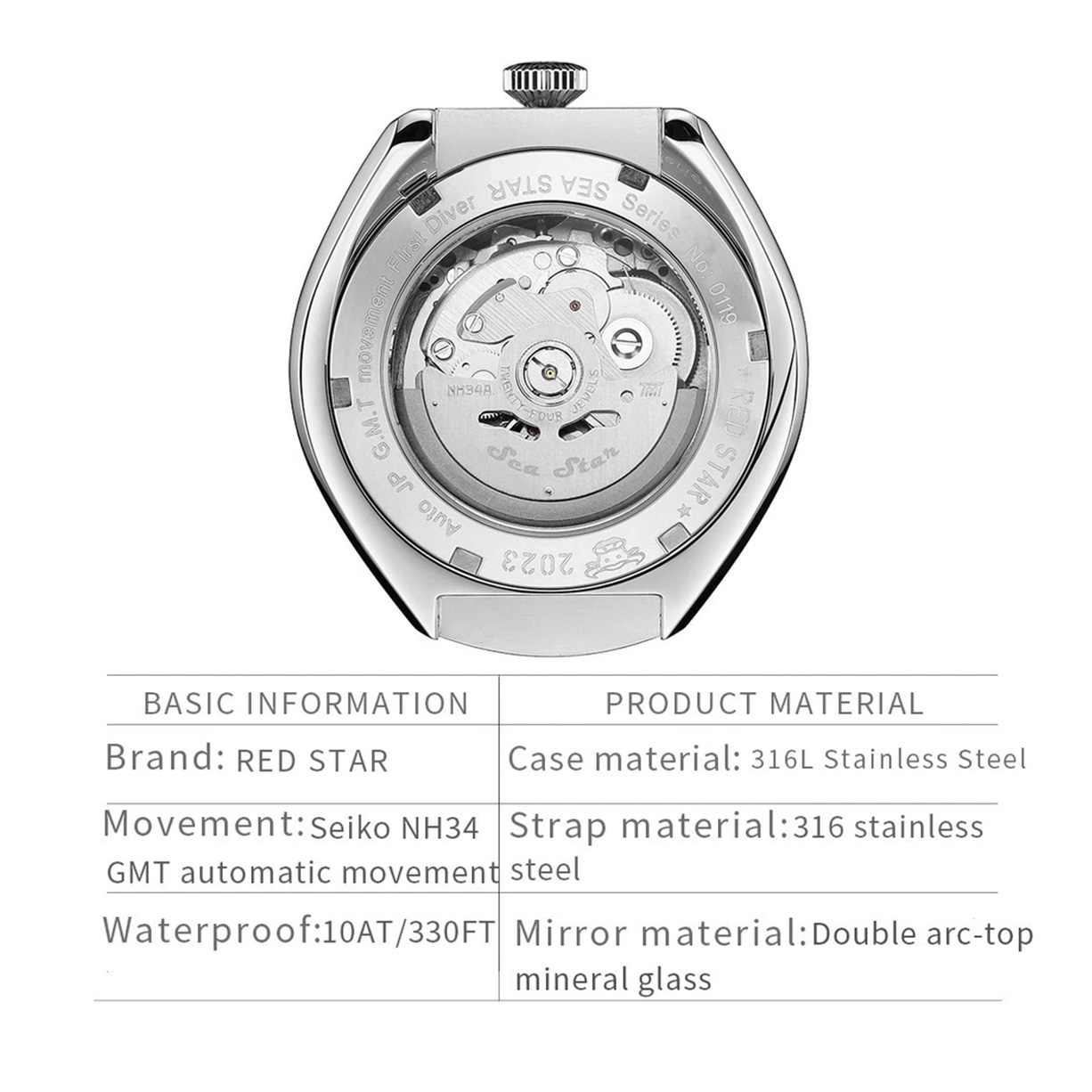 K1963E Mechanical Wristwatch