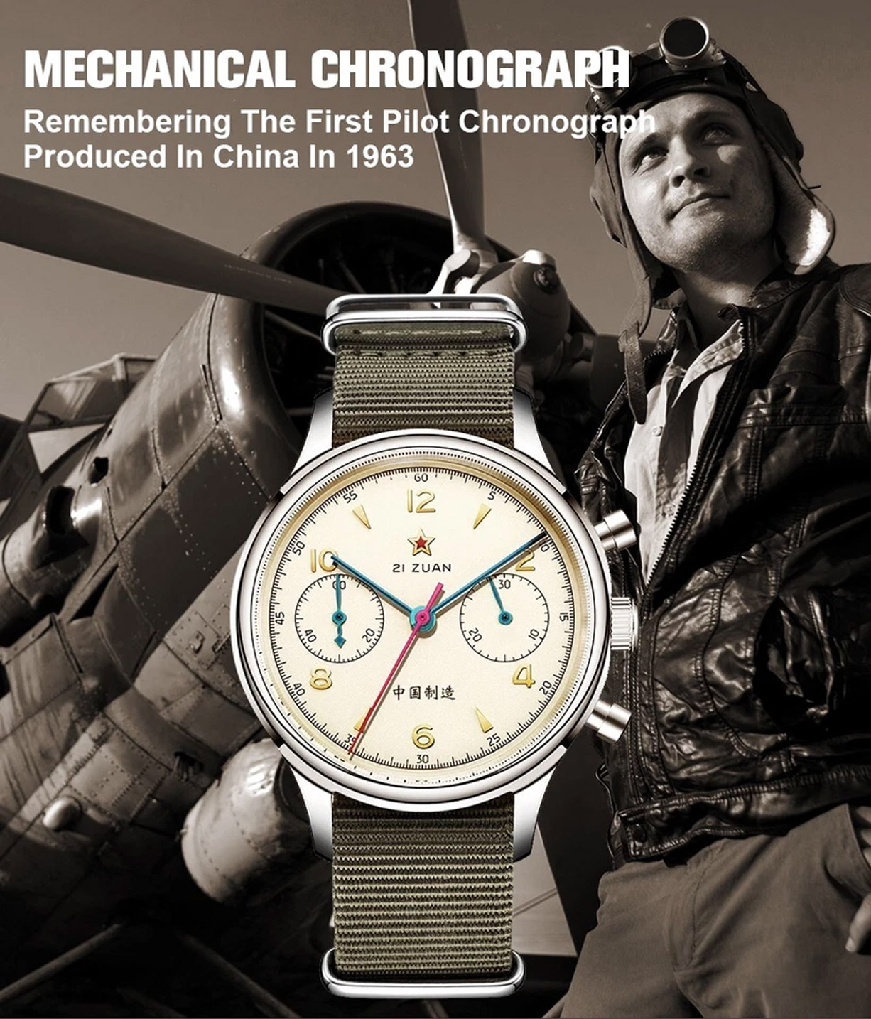 K1963D Mechanical Wristwatch