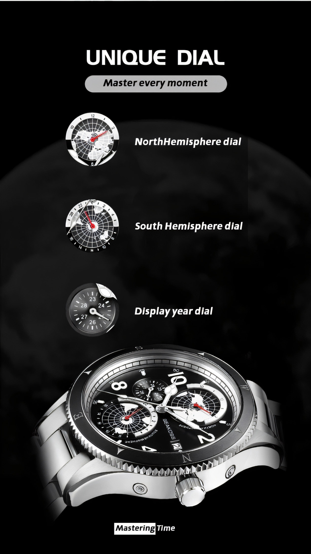 K1963C Mechanical Wristwatch