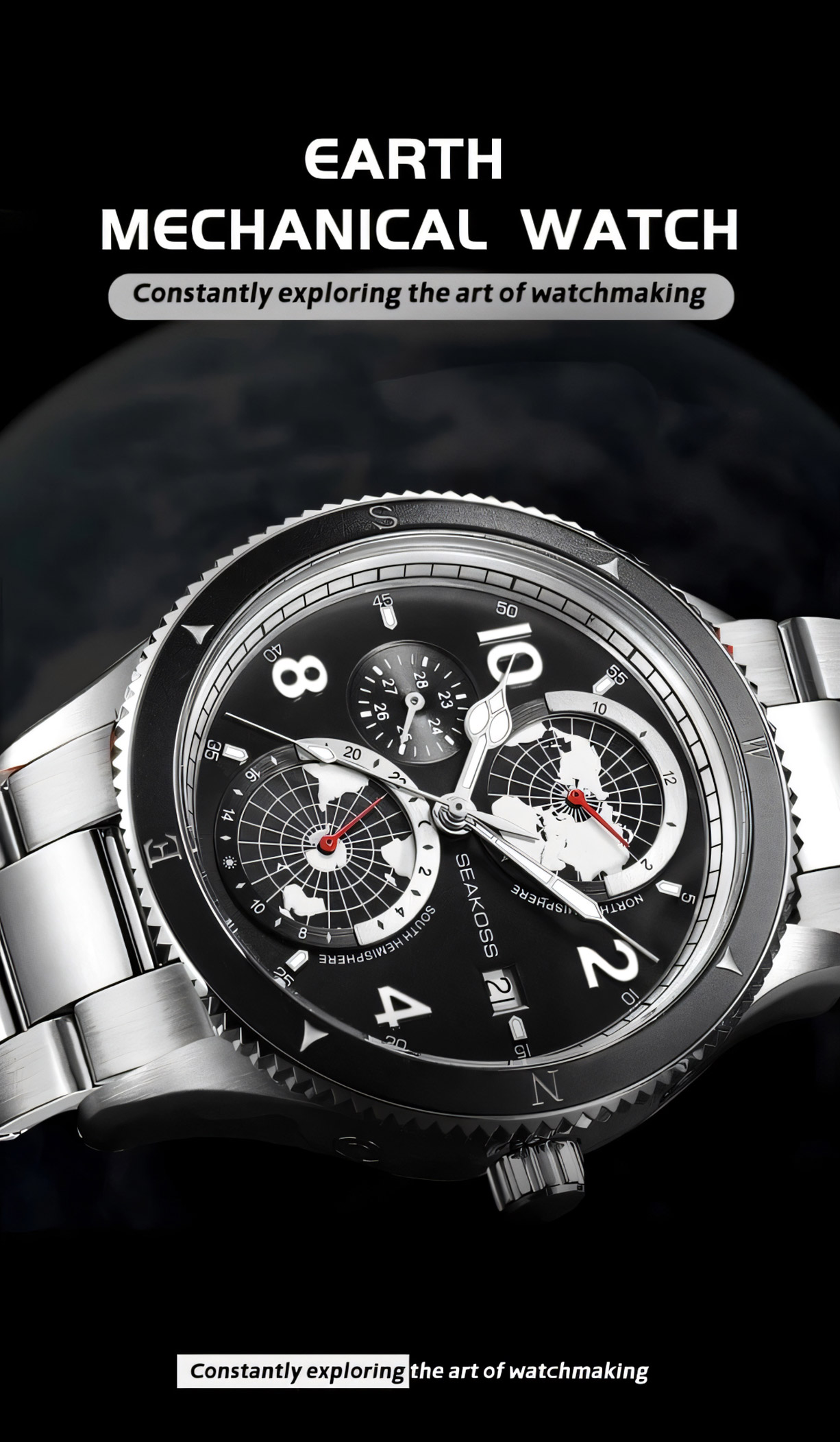 K1963C Mechanical Wristwatch