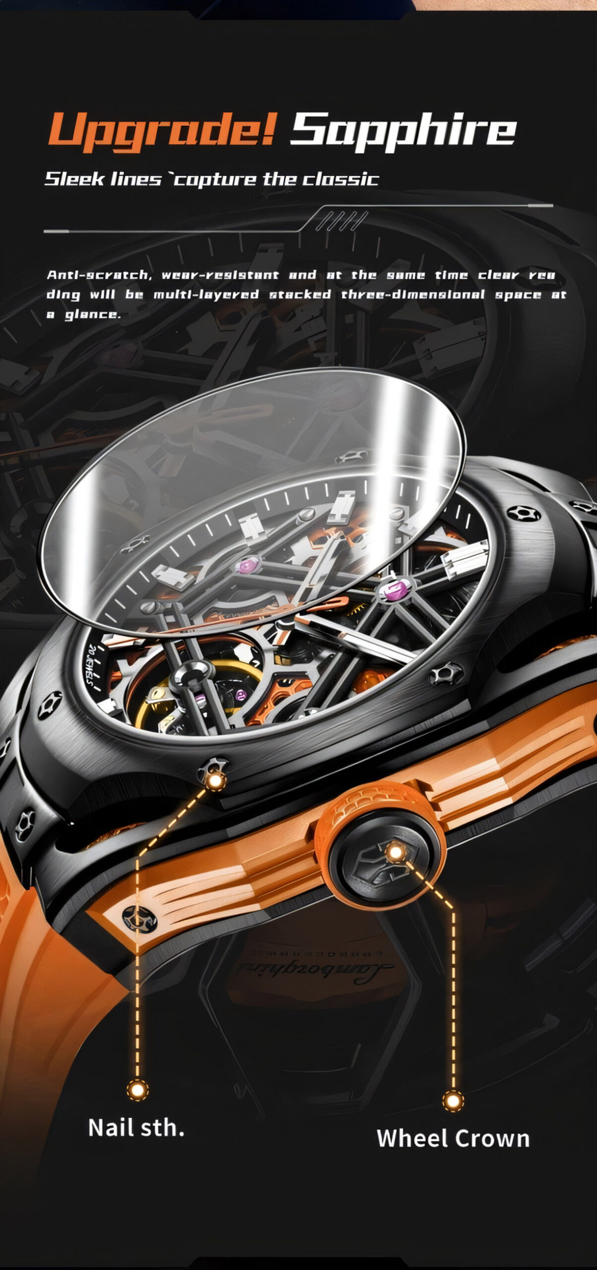 K6008 Mechanical Wristwatch