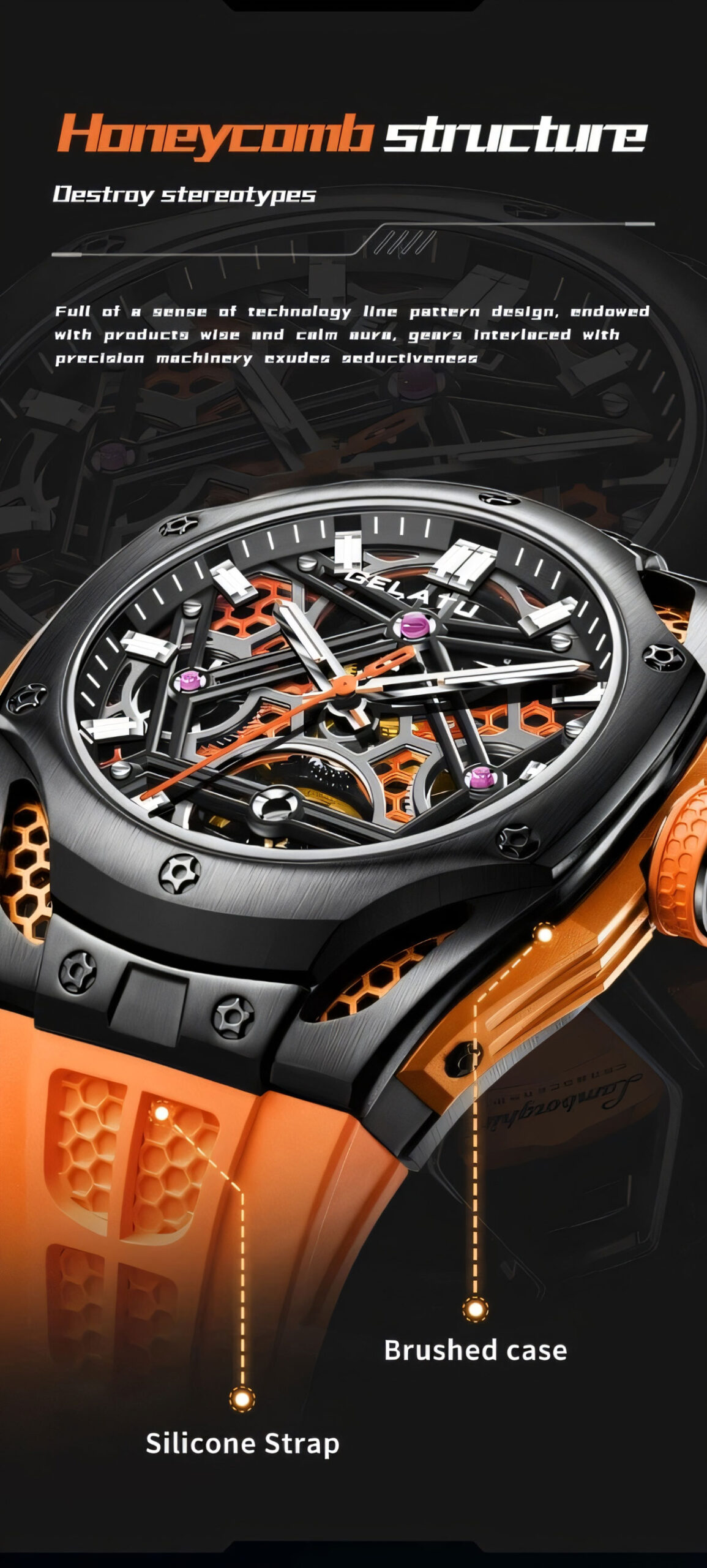 K6008 Mechanical Wristwatch