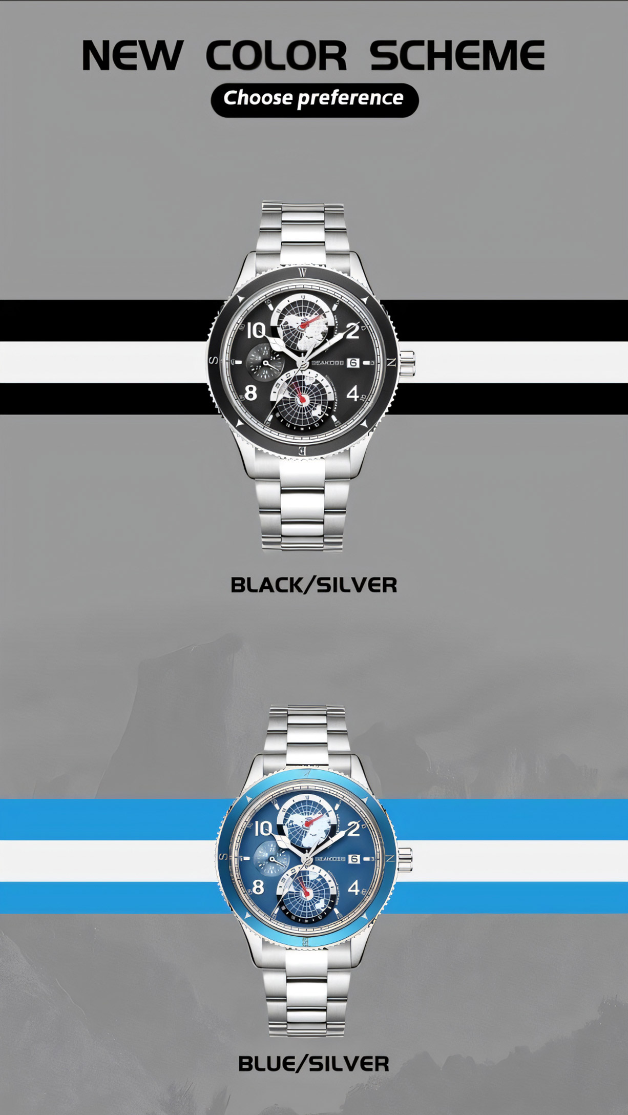 K1963C Mechanical Wristwatch