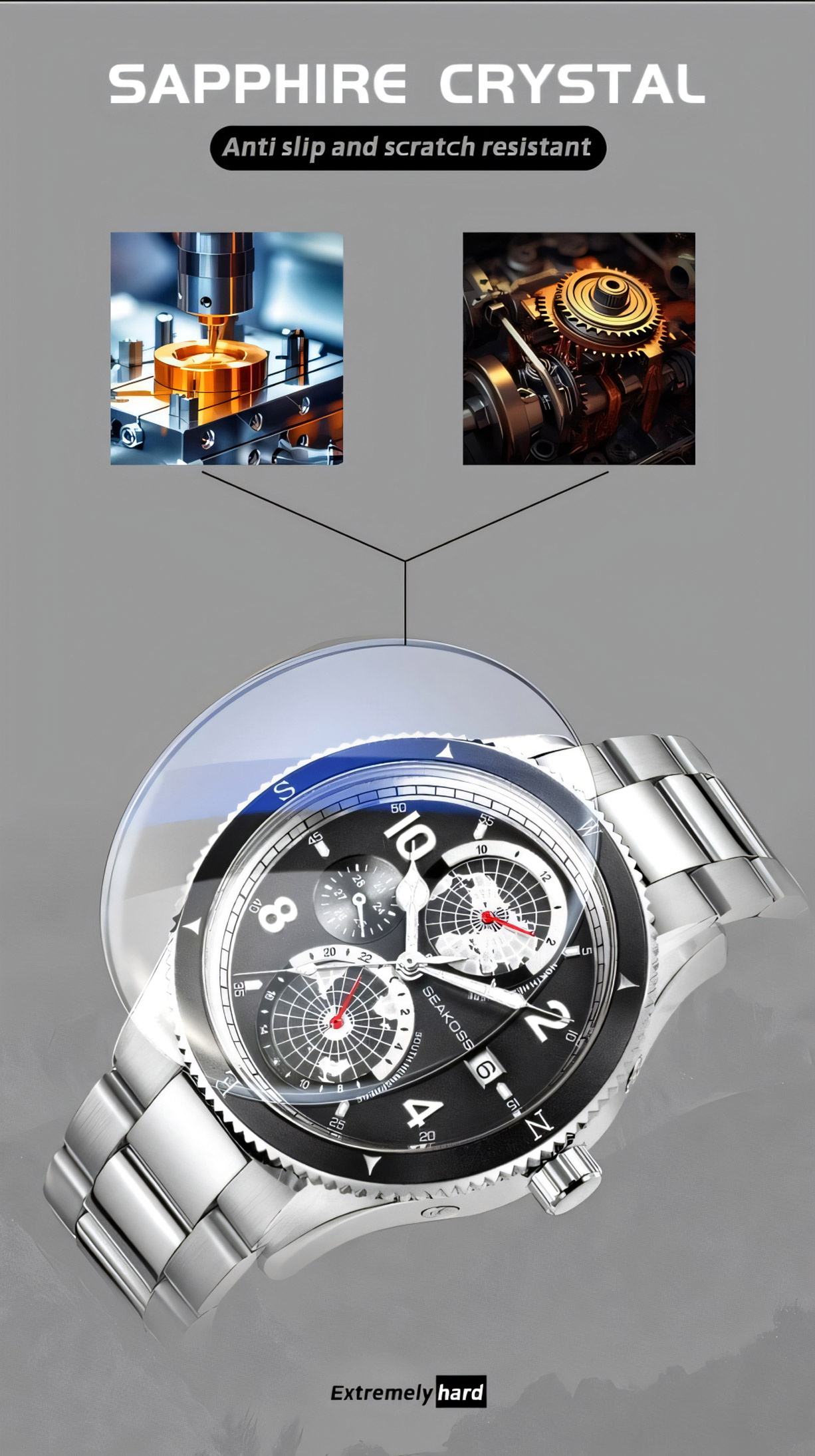 K1963C Mechanical Wristwatch