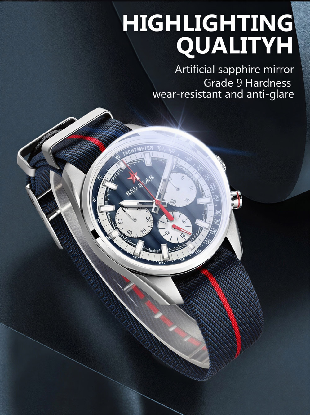 K1903 Mechanical Wristwatch Seagull-Movement