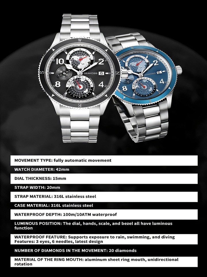 K1963C Mechanical Wristwatch