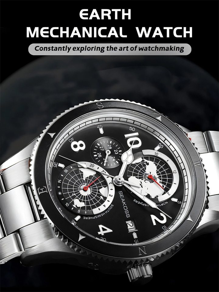 K1963C Mechanical Wristwatch