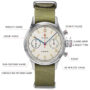 K1963D Mechanical Wristwatch