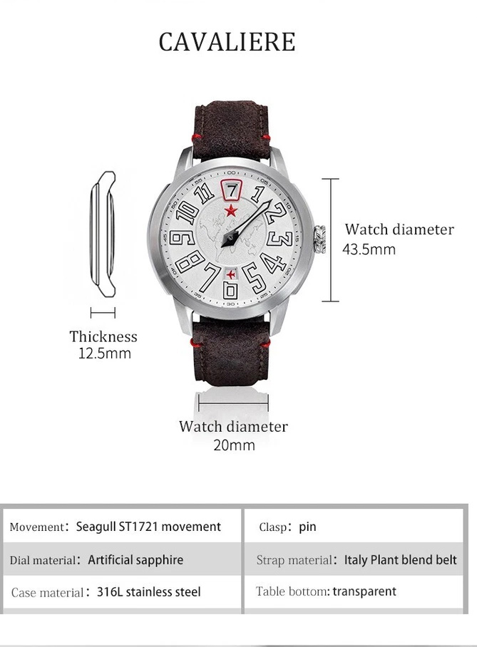 K1721 Mechanical Wristwatch