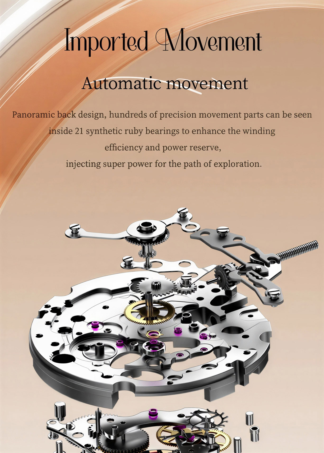 K3225 Mechanical Wristwatch