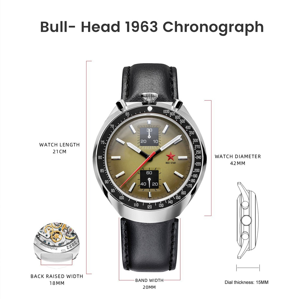 1901E3 K1901E Mechanical Wristwatch