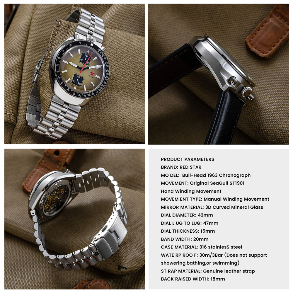 1901E5 K1901E Mechanical Wristwatch