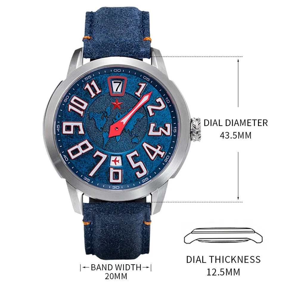 K1721 Mechanical Wristwatch