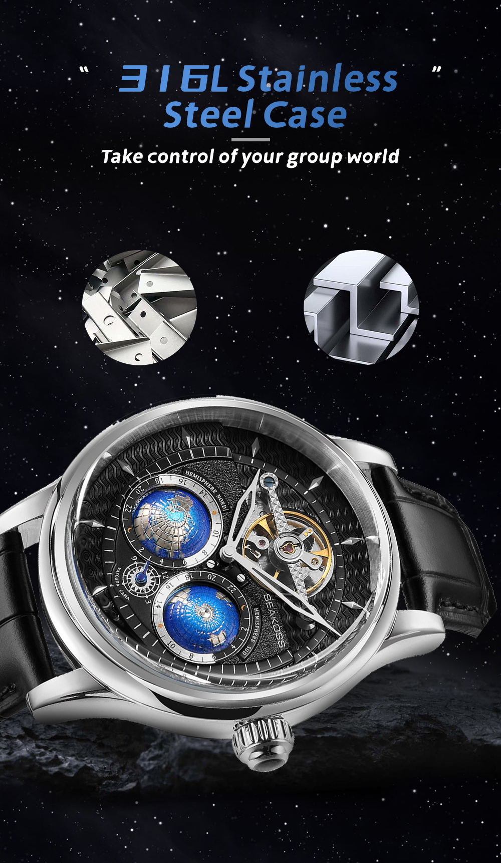 K1963A Mechanical Wristwatch