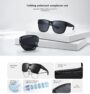 Folding polarized sunglasses
