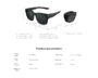 Folding polarized sunglasses