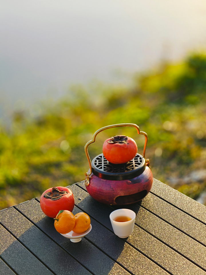 Royal Purple Copper Charcoal Stove, Hand Warmer