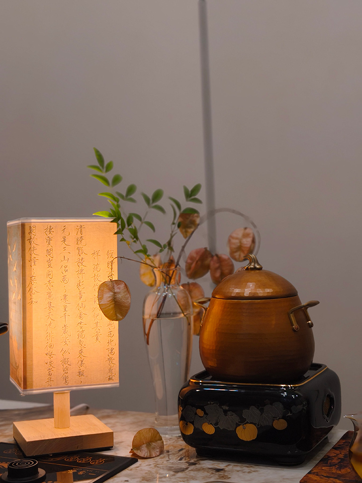 Purple Copper Pumpkin Dragon Egg Pot