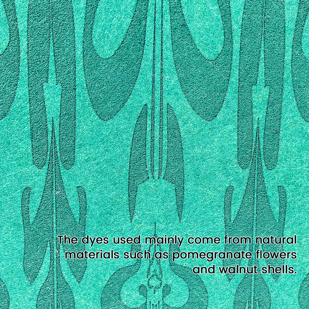 KUZNEY- silk Printed bags felt tote bag