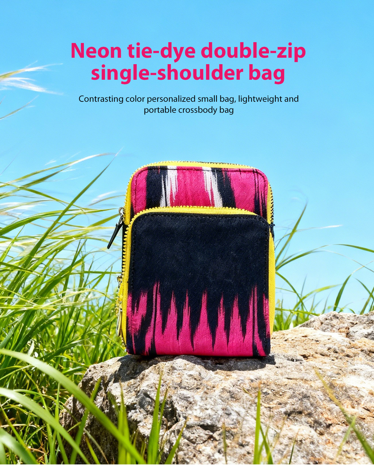 KUZNEY-Atlas silk Made from mulberry silk, Double-layer wallet