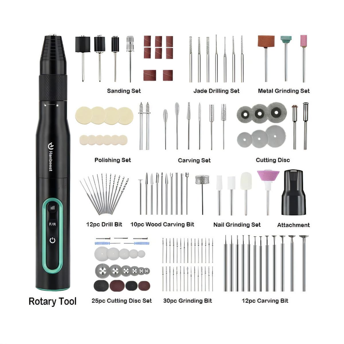 Hanboost S2 Electric Cordless Rotary Tool Kits