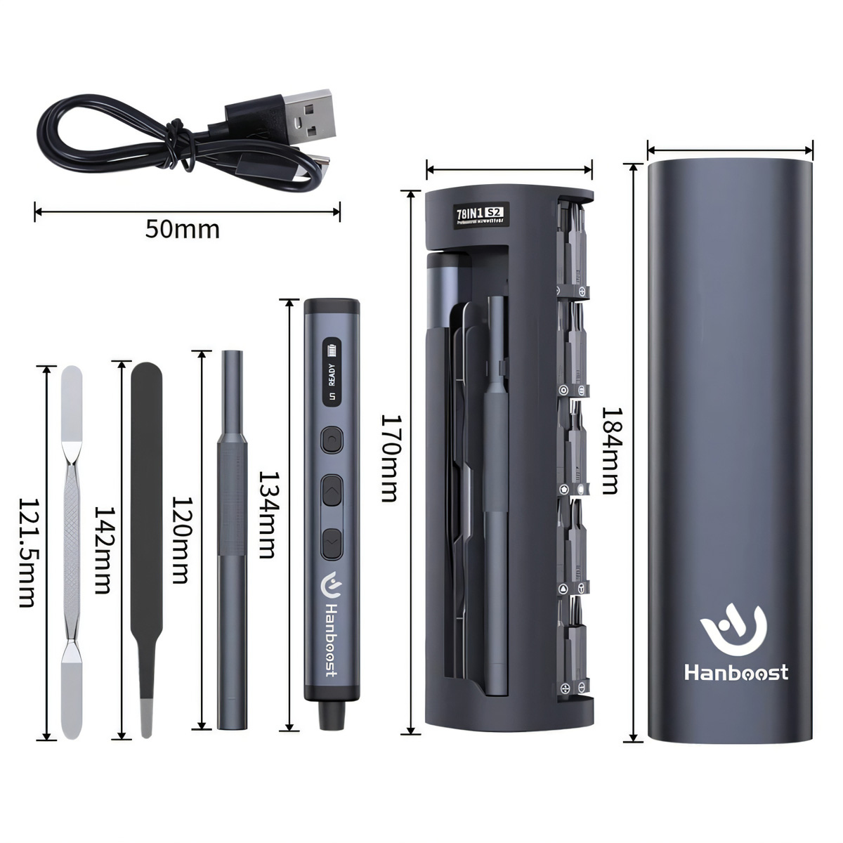 Hanboost 78 in 1 Precision Electric Screwdriver Set