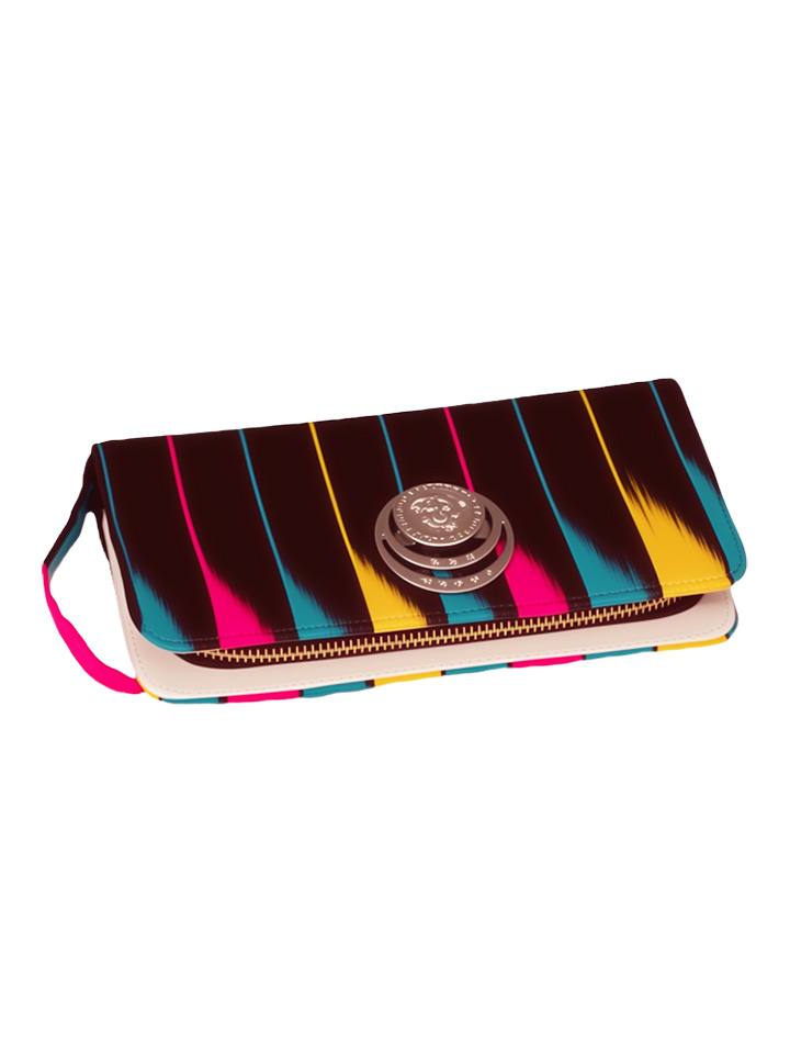 KUZNEY-Atlas Silk Made From Mulberry Silk,Hand-held Wallet