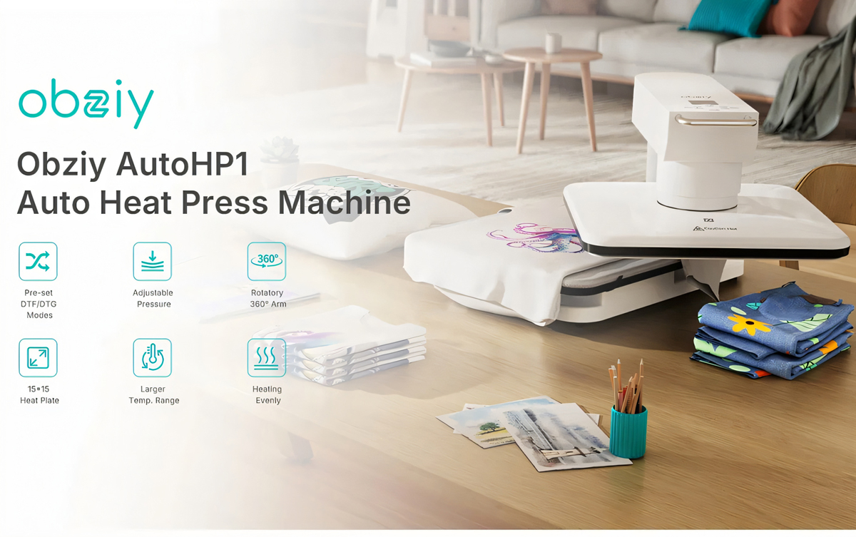 HP1 Auto Heat Press Machine