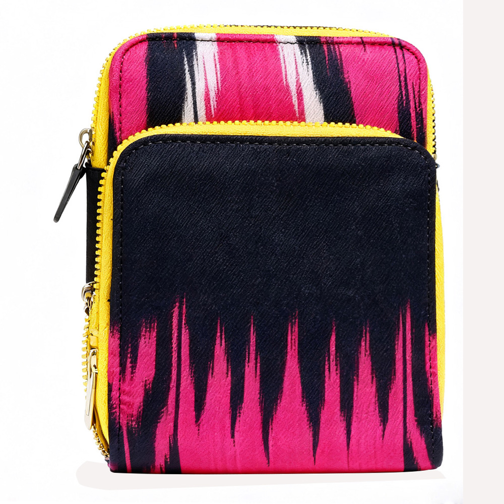 z0 KUZNEY-Atlas silk Made from mulberry silk, Double-layer wallet