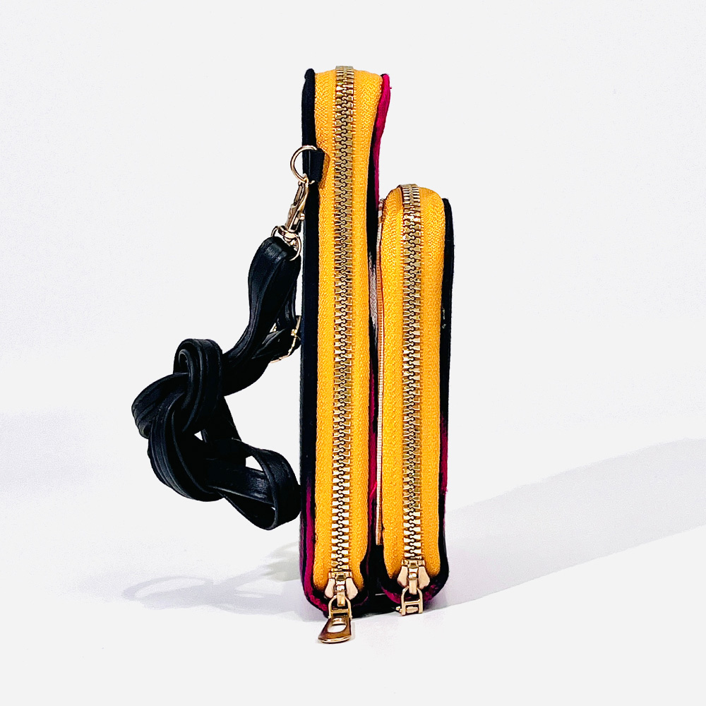 z1 KUZNEY-Atlas silk Made from mulberry silk, Double-layer wallet