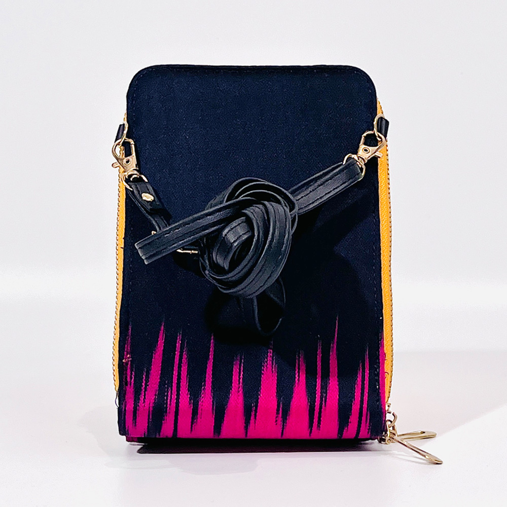 z4 KUZNEY-Atlas silk Made from mulberry silk, Double-layer wallet