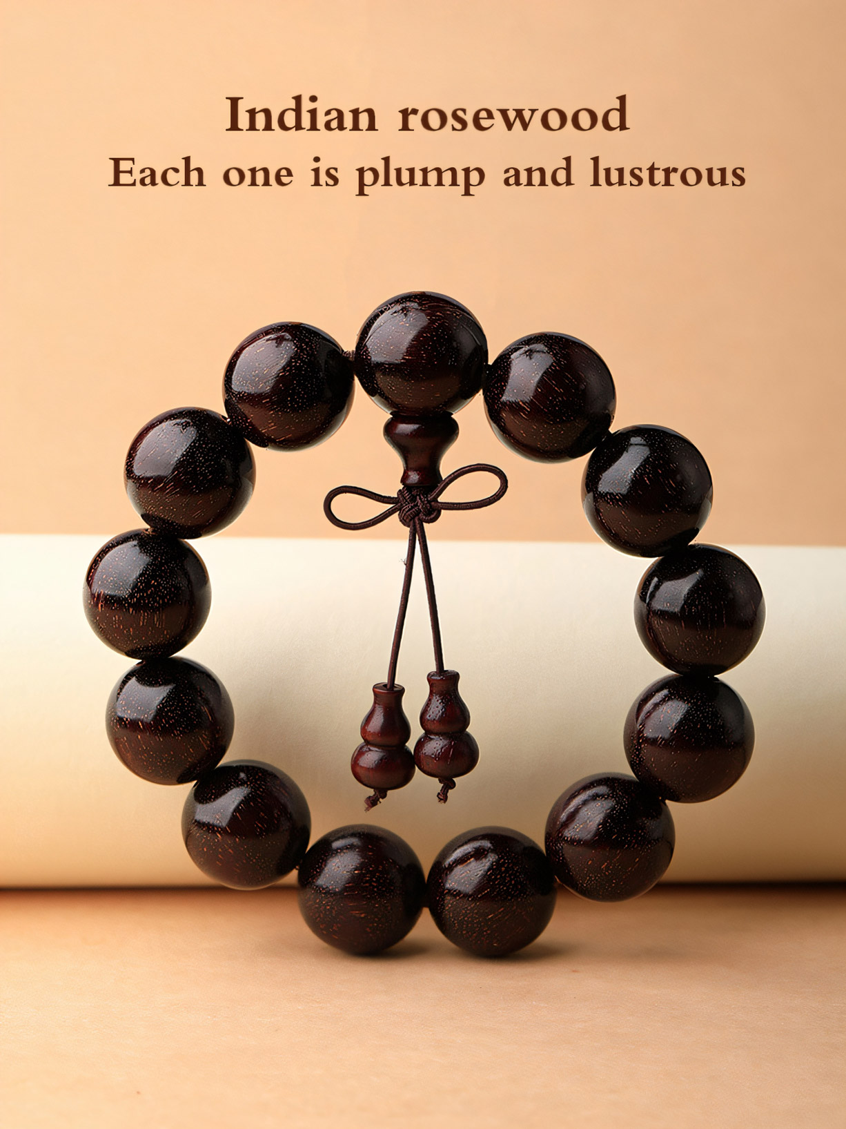 Indian Rosewood Bracelet/Buddhist prayer beads