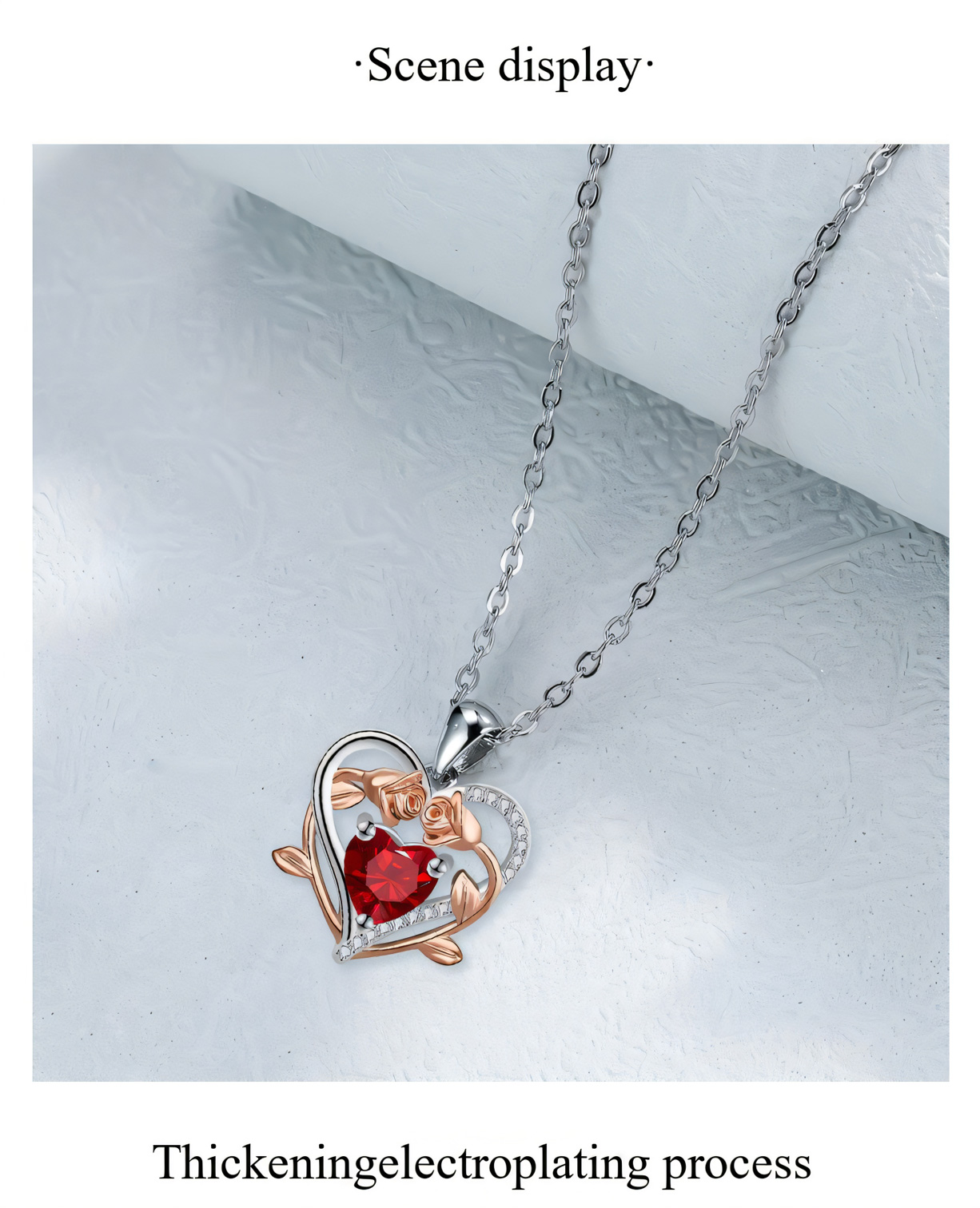 Love Rose Necklace Tulip Ornaments Exudes Understated Luxury And Sophistication