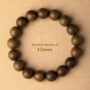 Green Sandalwood Bracelet/Wooden Bracelet Meditation Beads