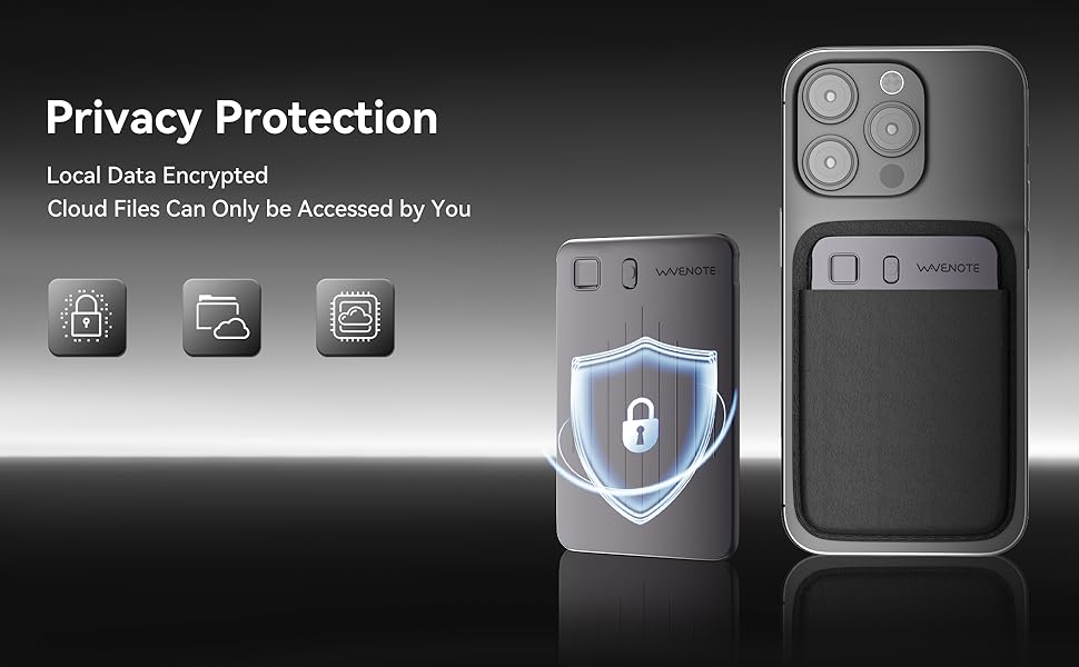 WaveNote AI Digital Recorder 36 Hours Of Continuous Recording Supports 112 Languages