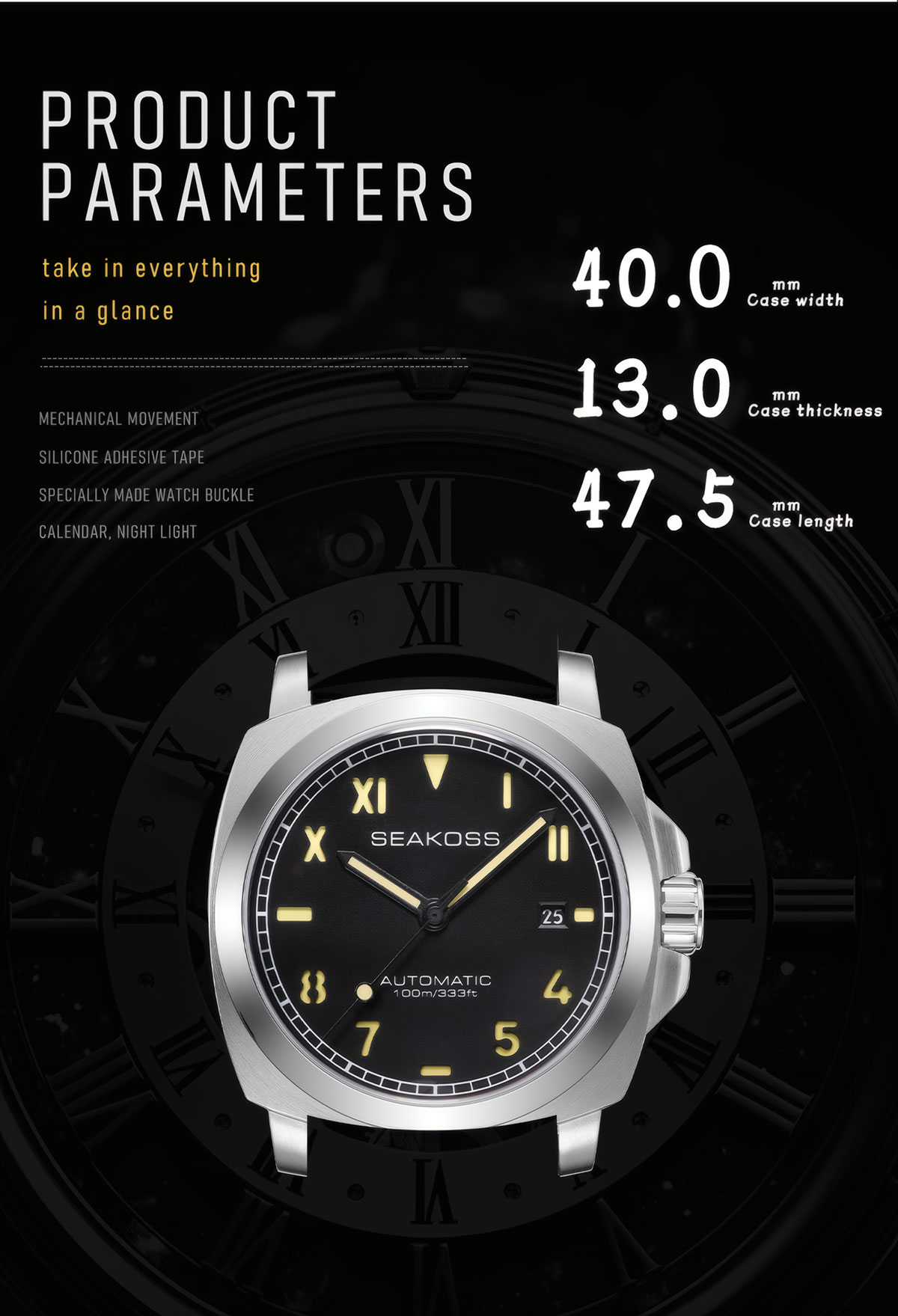 S8842 Mechanical Wristwatch