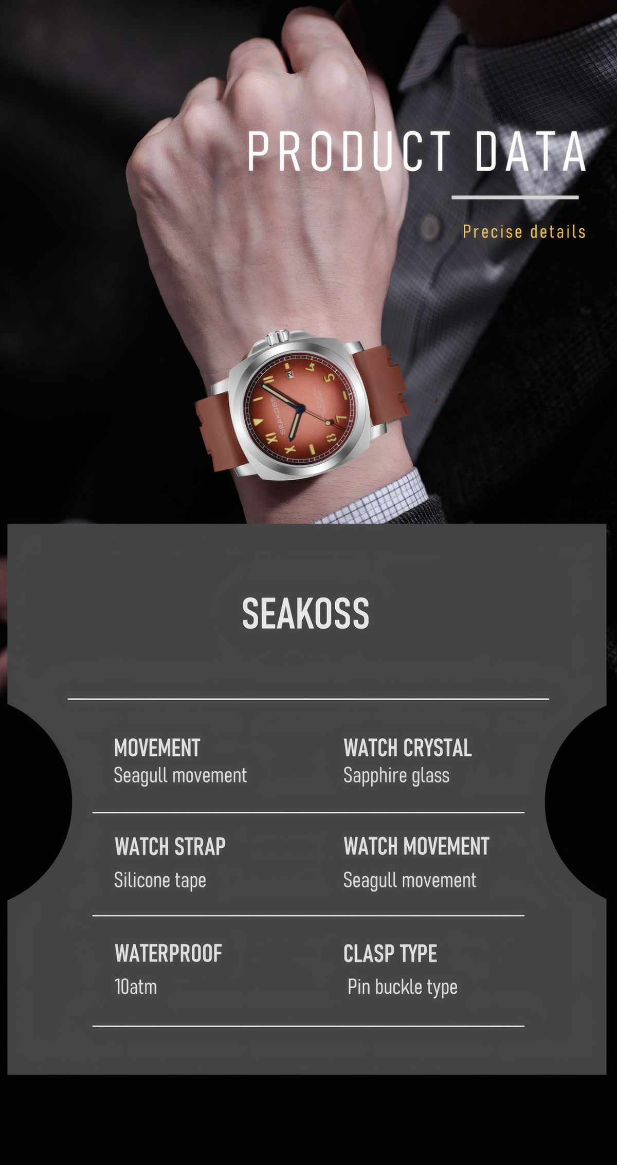 S8842 Mechanical Wristwatch
