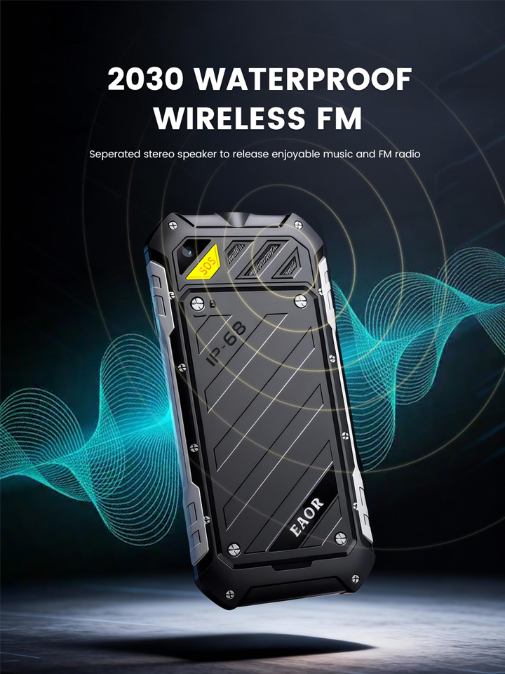 3 HP220 48MB+128MB 4000mAh 2.4 Inch Rugged Phone Feature Phone