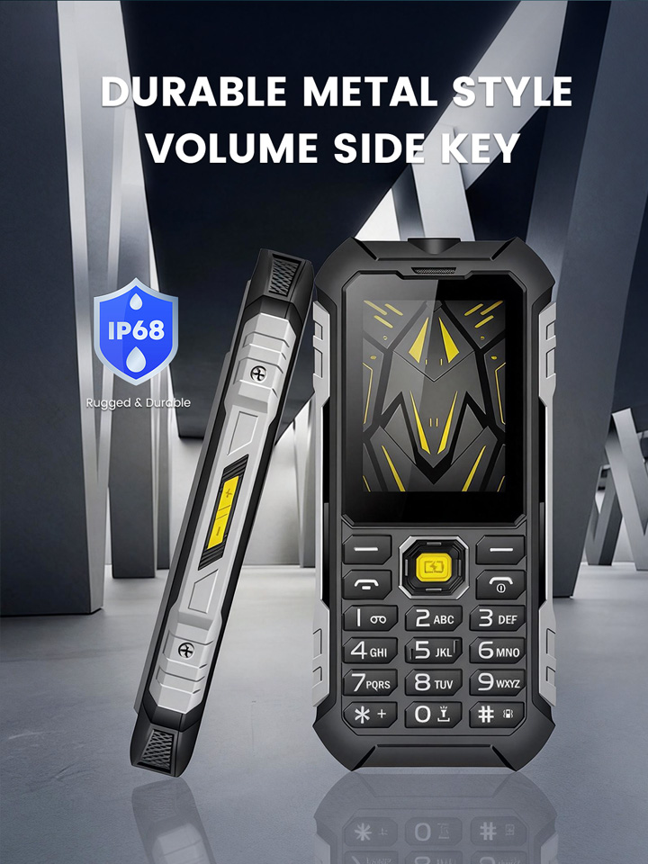 4 HP220 48MB+128MB 4000mAh 2.4 Inch Rugged Phone Feature Phone