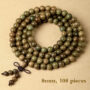 Green Sandalwood Bracelet/Wooden Bracelet Meditation Beads