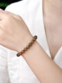 Green Sandalwood Bracelet/Wooden Bracelet Meditation Beads
