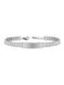 9mm Zircon-Set Bracelet Laser Engraving Available For Customization