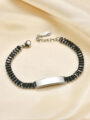 9mm Zircon-Set Bracelet Laser Engraving Available For Customization