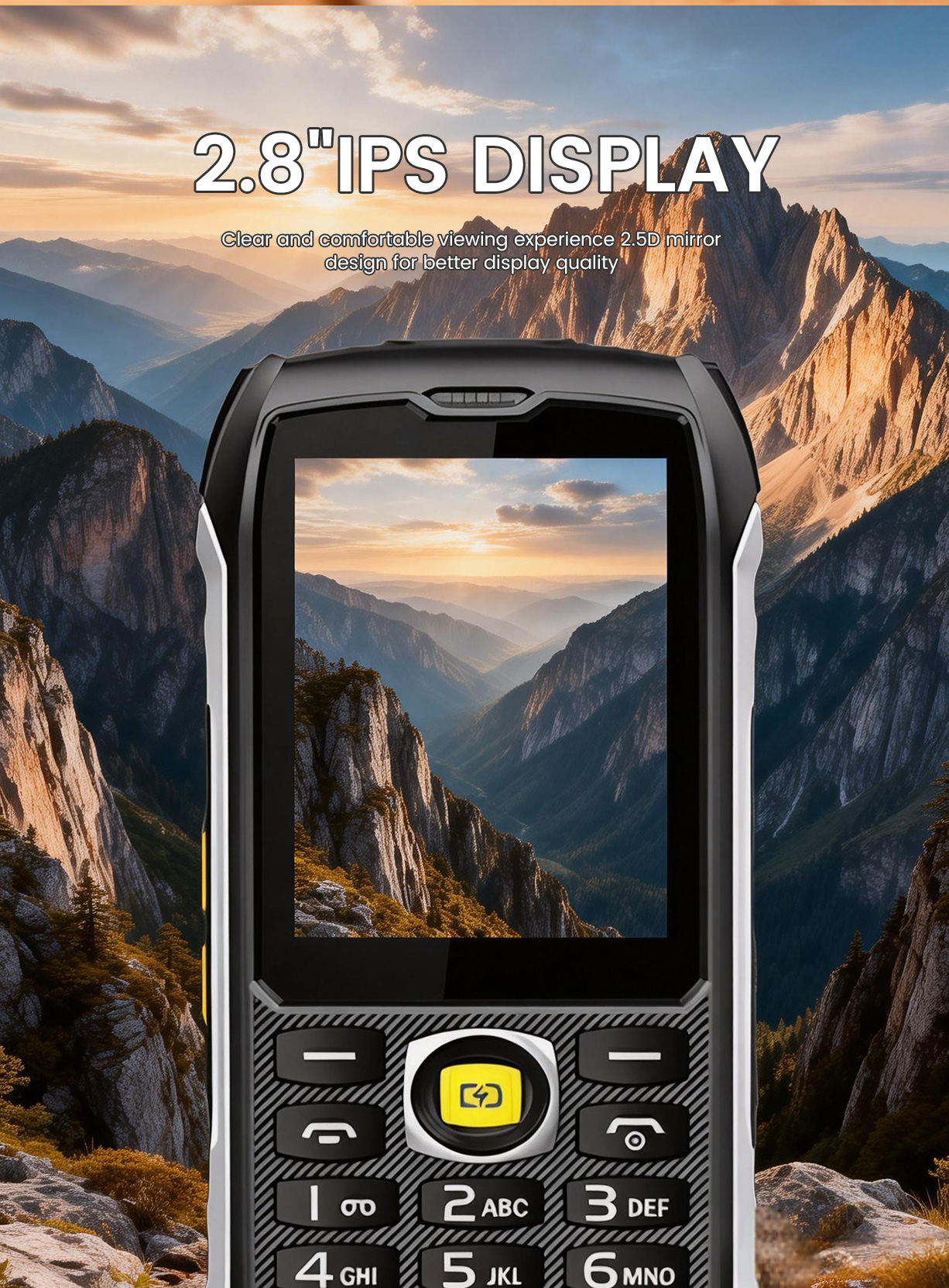 HP289 2.8 Inch 48MB+128MB Rugged phone