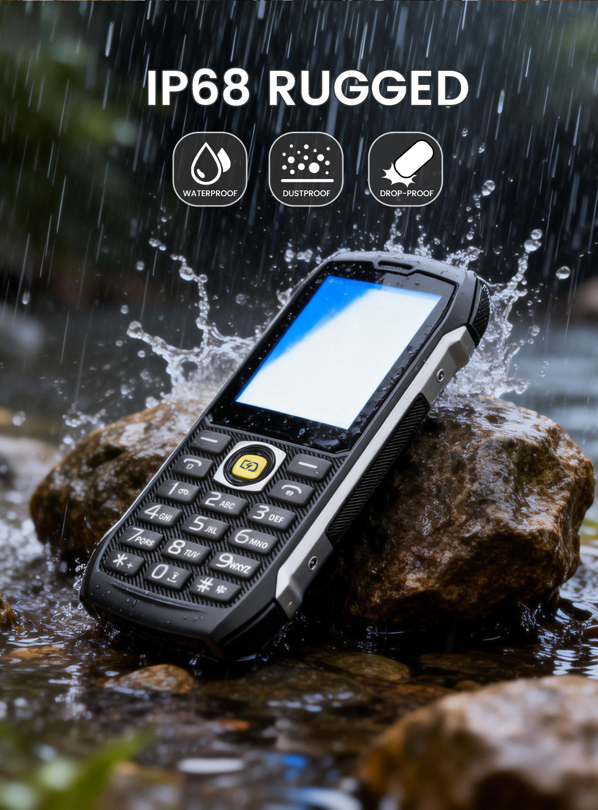 HP289 2.8 Inch 48MB+128MB Rugged phone