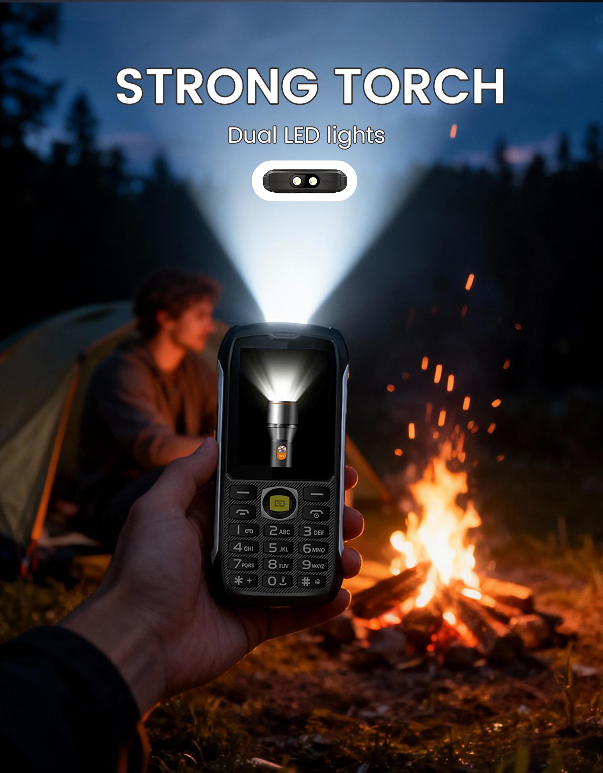 HP289 2.8 Inch 48MB+128MB Rugged phone