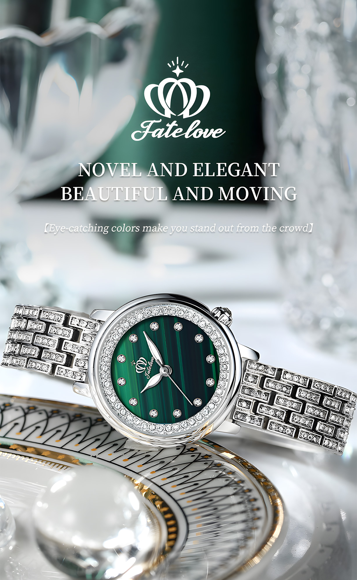 K817 Quartz Watch Diamond-Set Watch