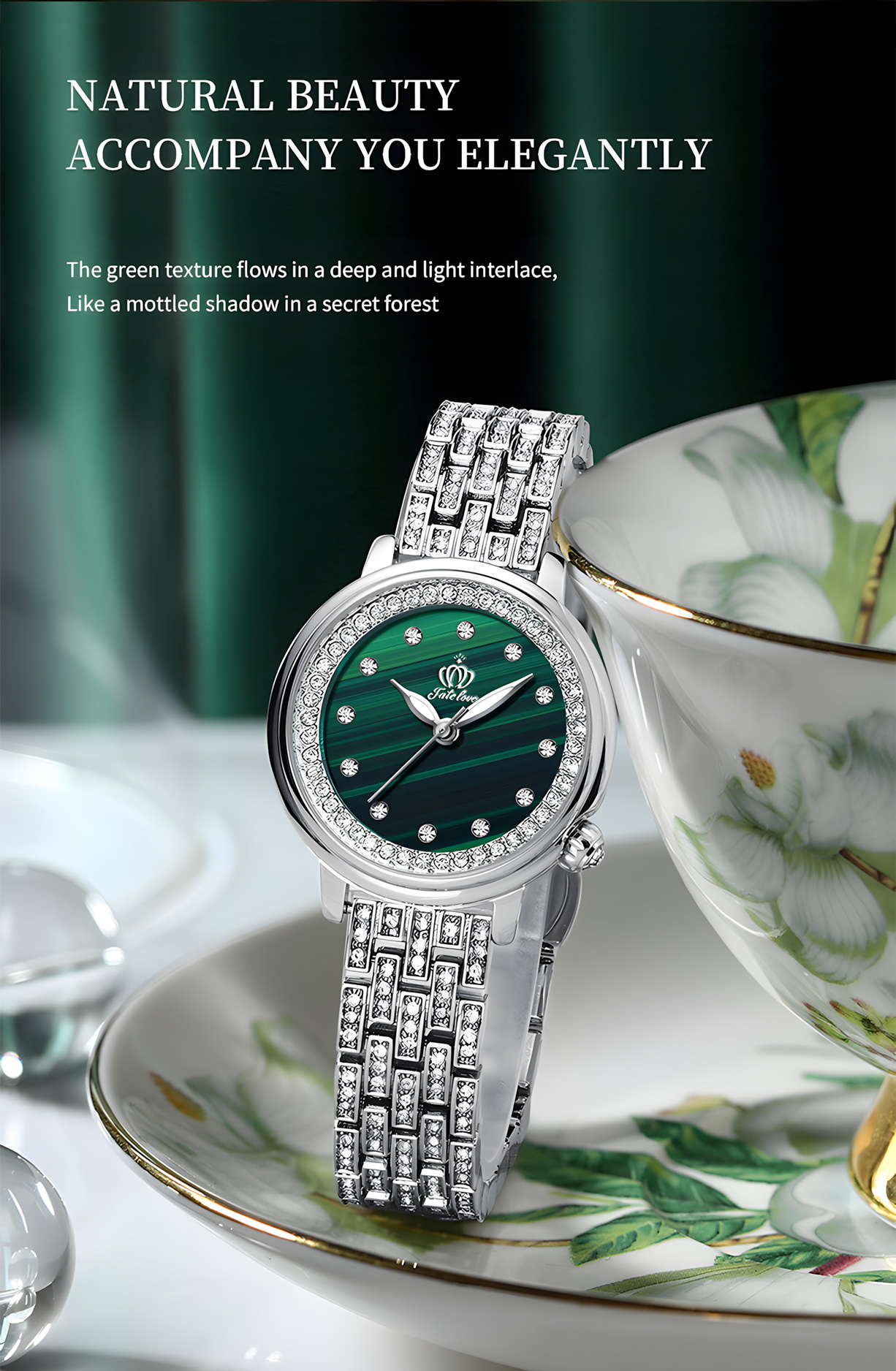 K817 Quartz Watch Diamond-Set Watch